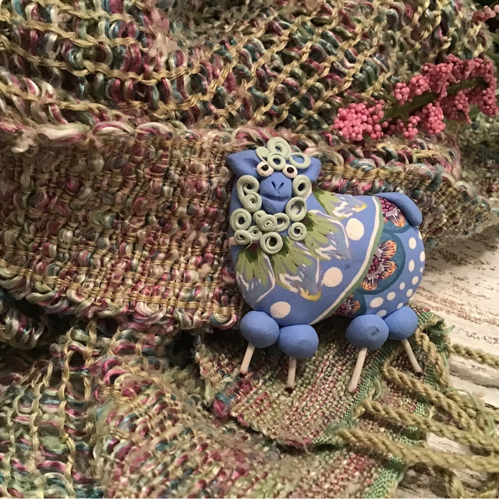 Sheep Brooch